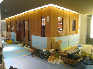 現場での作業風景